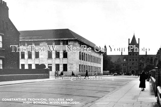 YO 13294 - Constantine Technical College & High School, Middlesbrough c1931