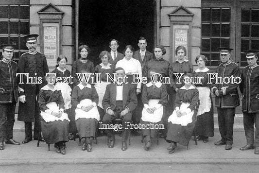 YO 13307 - Workers At Alhambra Theatre, Barnsley, Yorkshire