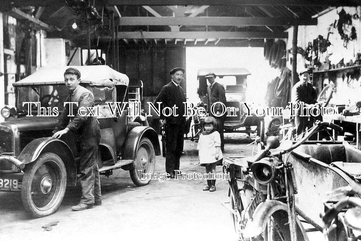 YO 13313 - Motor Repair Garage, Rishworth, Yorkshire c1911
