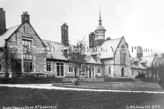 YO 13316 - Almshouses, Dore Near Sheffield, Yorkshire