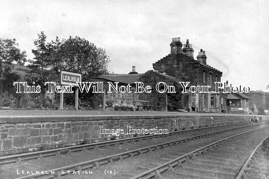 YO 1333 - Lealholm Railway Station, Yorkshire c1913