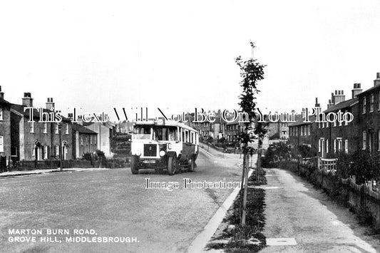 YO 13340 - Marton Burn Road, Grove Hill, Middlesbrough c1932