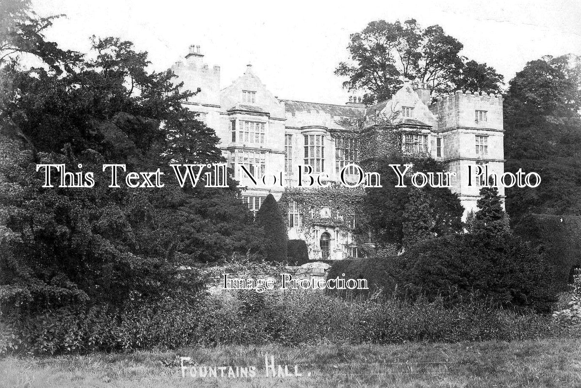 YO 13361 - Fountains Hall Near Ripon, Yorkshire c1911