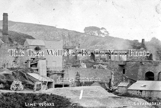 YO 1338 - Lime Works, Lothersdale Limestone Quarry, Yorkshire c1908