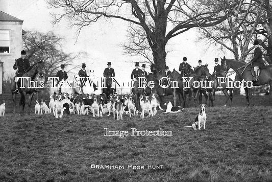 YO 13382 - Bramham Moor Hunt, Yorkshire c1905