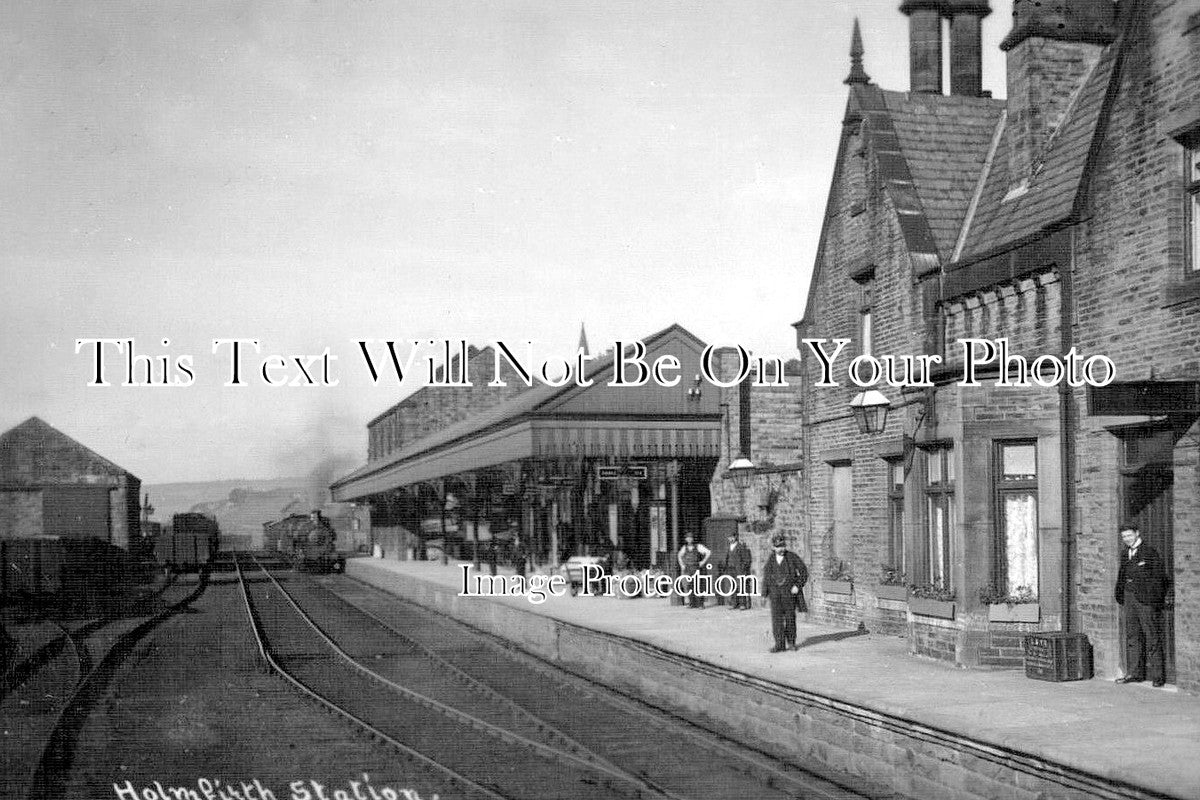 YO 13427 - Holmfirth Railway Station, Yorkshire