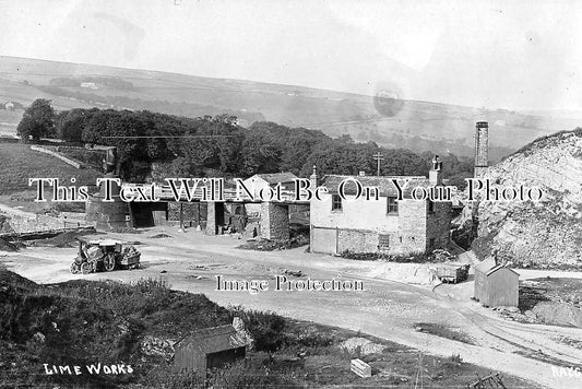 YO 1345 - Raygill Lime Works, Lothersdale, Limestone Quarry, Yorkshire c1908