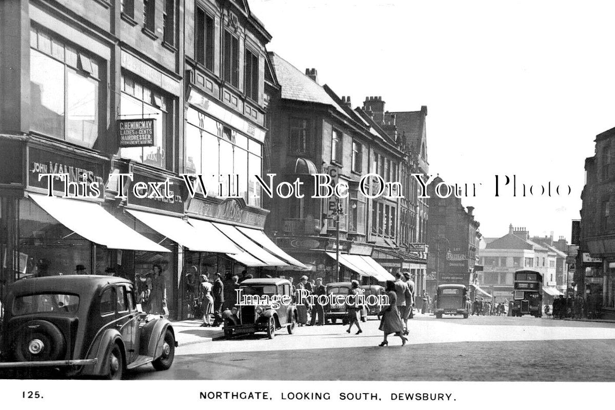YO 13452 - Northgate Looking South, Dewsbury, Yorkshire