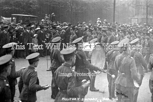 YO 13478 - York Military Sunday, Yorkshire 1916 WW1