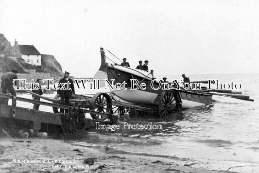 YO 1354 - The Launch, Runswick Bay, Yorkshire