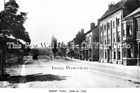 YO 136 - Market Place, Yarm On Tees, Yorkshire c1926
