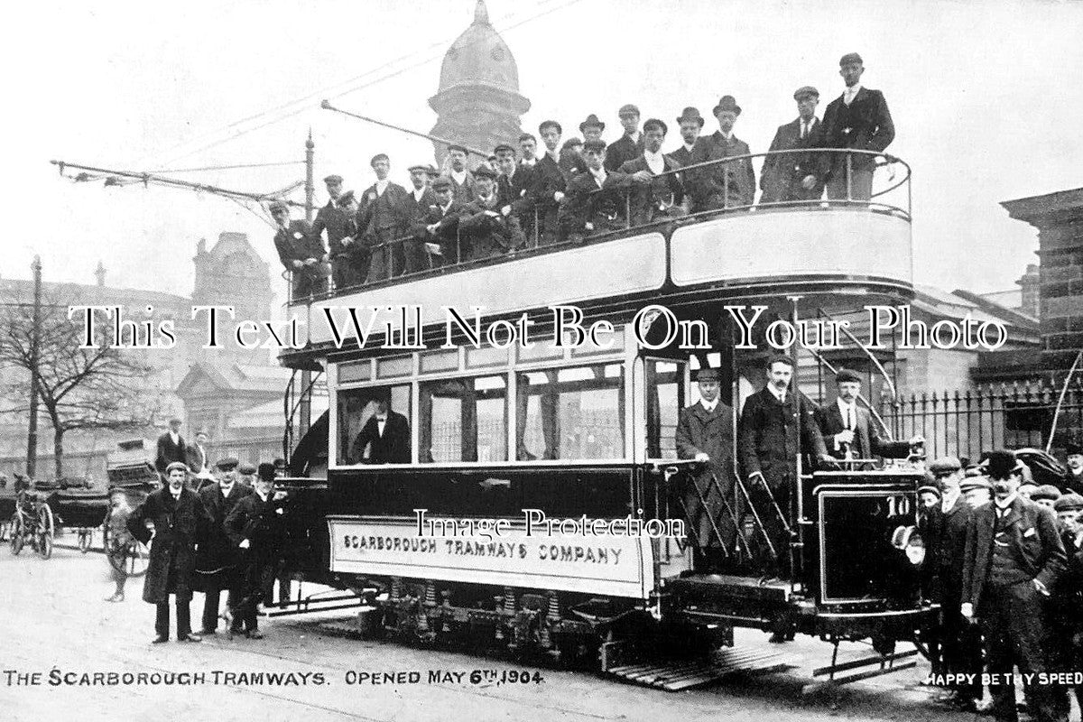 YO 13610 - The Scarborough Tramways Open Day, Tram Car, Yorkshire