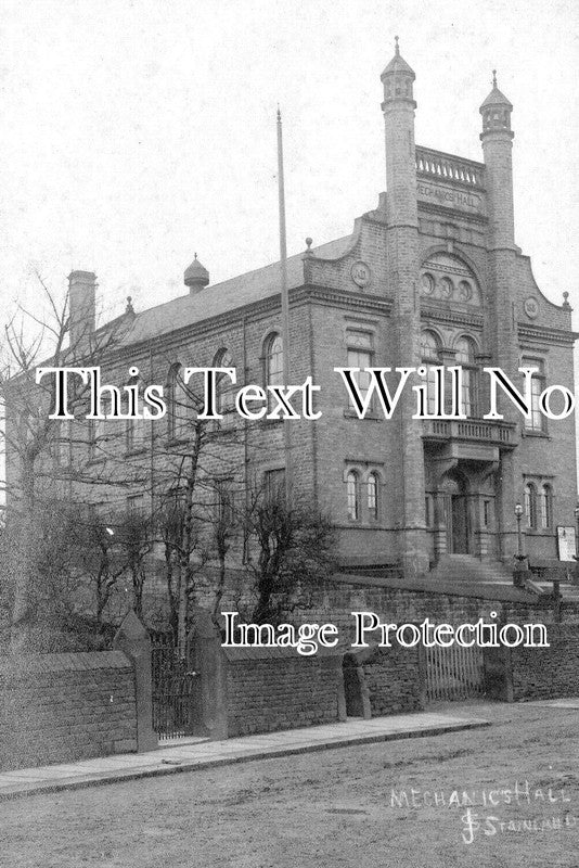 YO 13632 Mechanics Institute Hall, Stainland, Halifax, Yorkshire JB