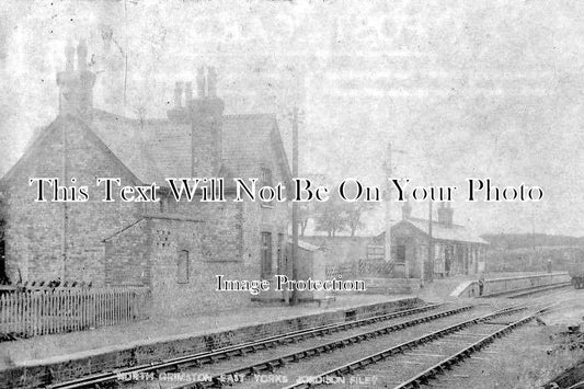 YO 1372 - North Grimston Railway Station, Yorkshire c1906