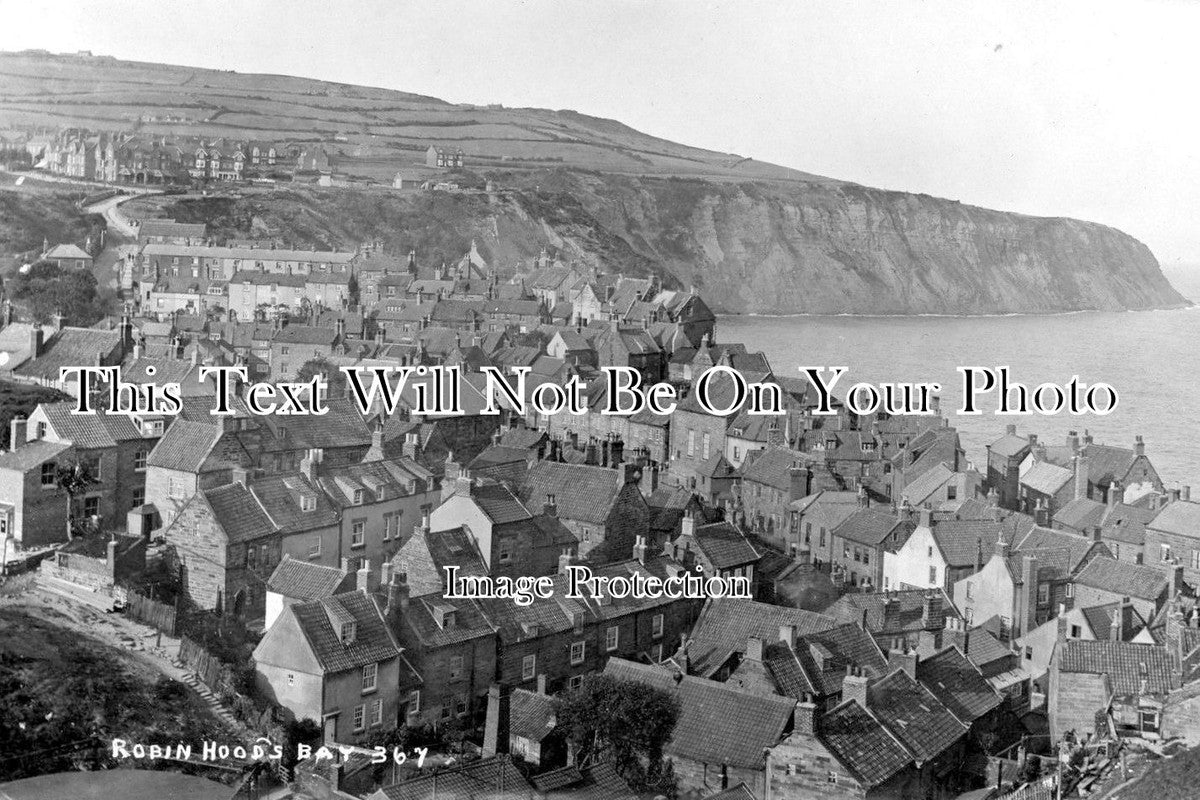 YO 1399 - Robin Hood's Bay From Cowfield Hill, Yorkshire