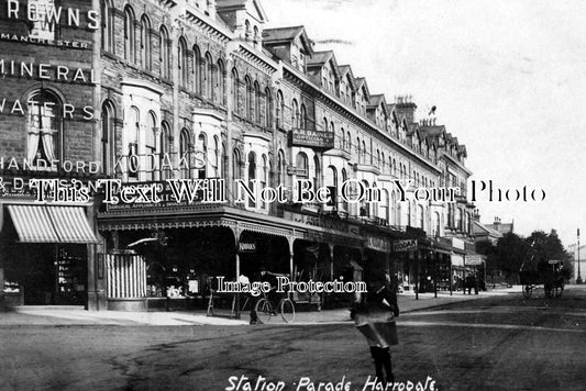 YO 14 - Station Parade, Harrogate, Yorkshire c1908