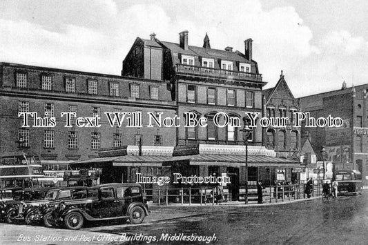 YO 1432 - Bus Station & Post Office Buildings, Middlesbrough, Yorkshire