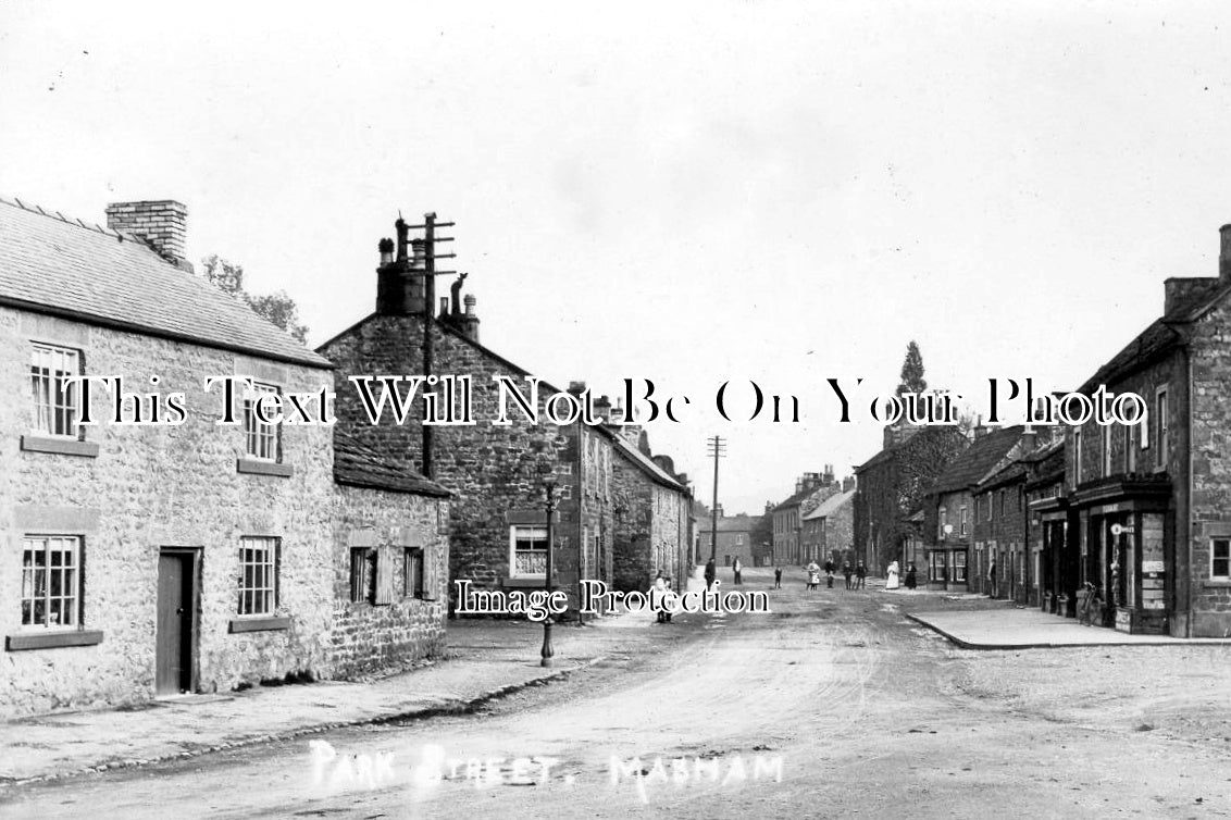 YO 1434 - Park Street, Masham, Yorkshire c1909 – JB Archive