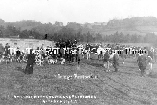 YO 1437 - Opening Meeting Foxhounds, Goathland, Yorkshire c1913