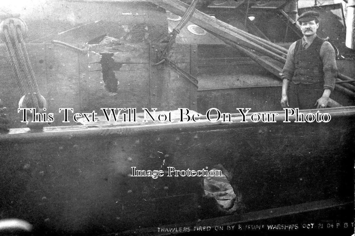 YO 1451 - Hull Trawlers, Russian Outrage, Yorkshire 1904