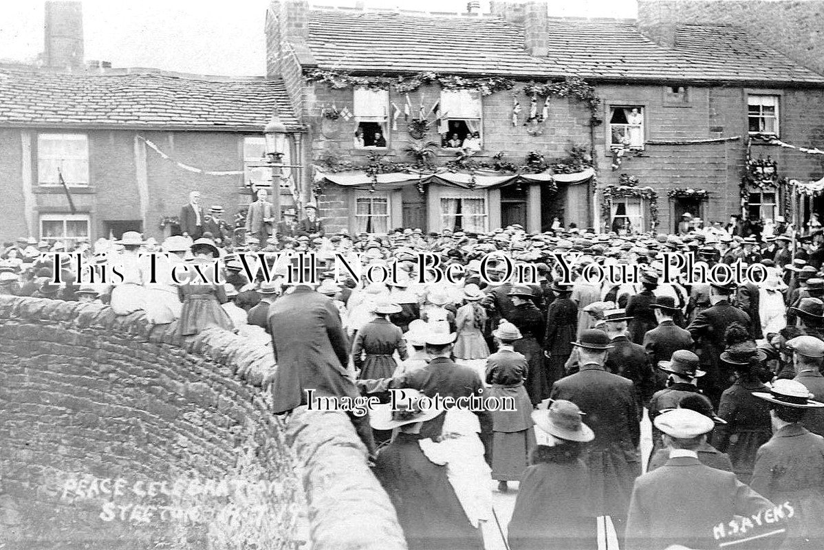 YO 1485 - Peace Celebrations, Steeton, Yorkshire 1919