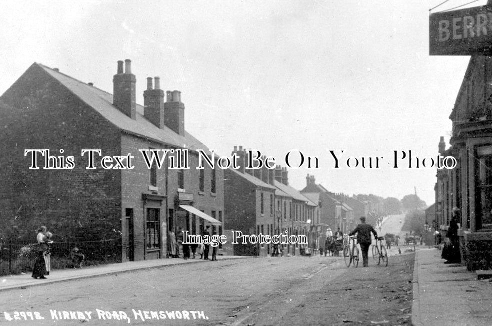 YO 1486 - Kirkby Road, Hemsworth, Yorkshire c1911