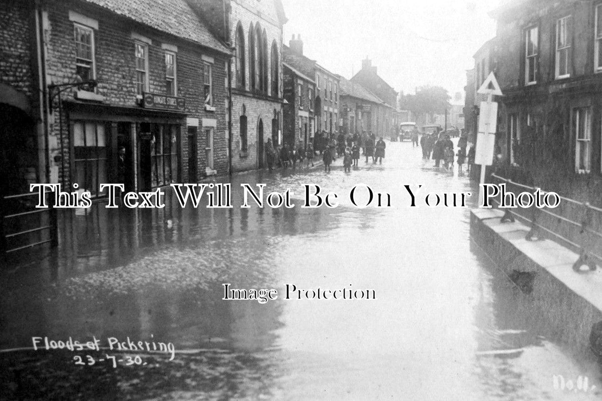 YO 1508 - Floods At Pickering, Yorkshire c1930