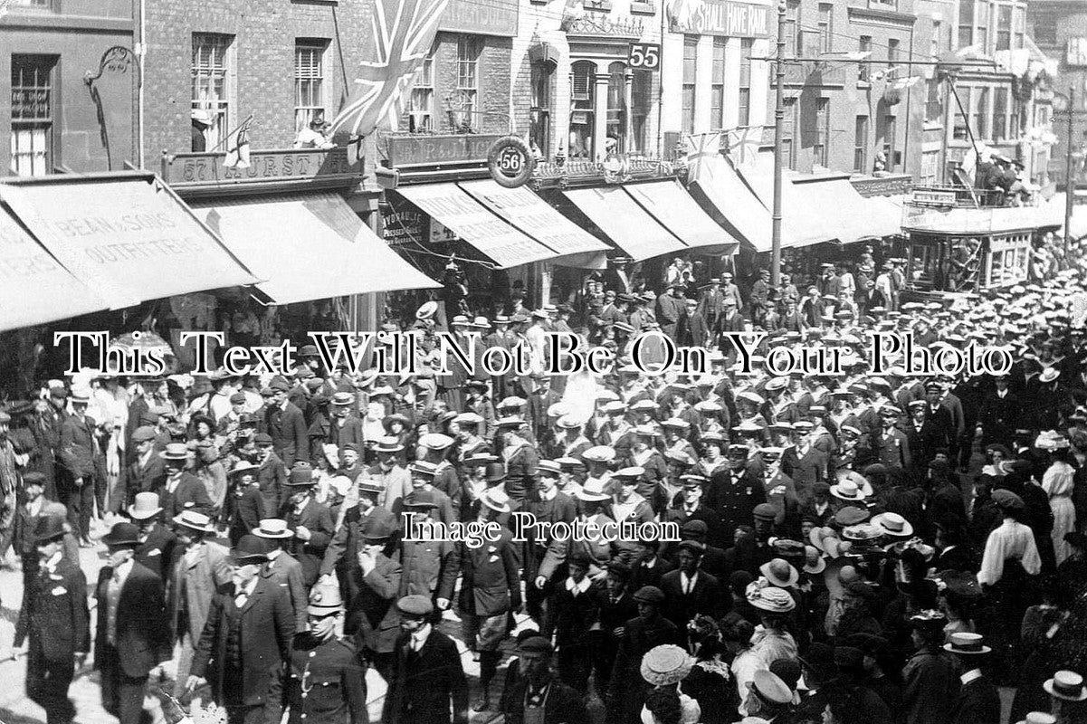 YO 1539 - Royal Naval Visit, Scarborough, Yorkshire 1906