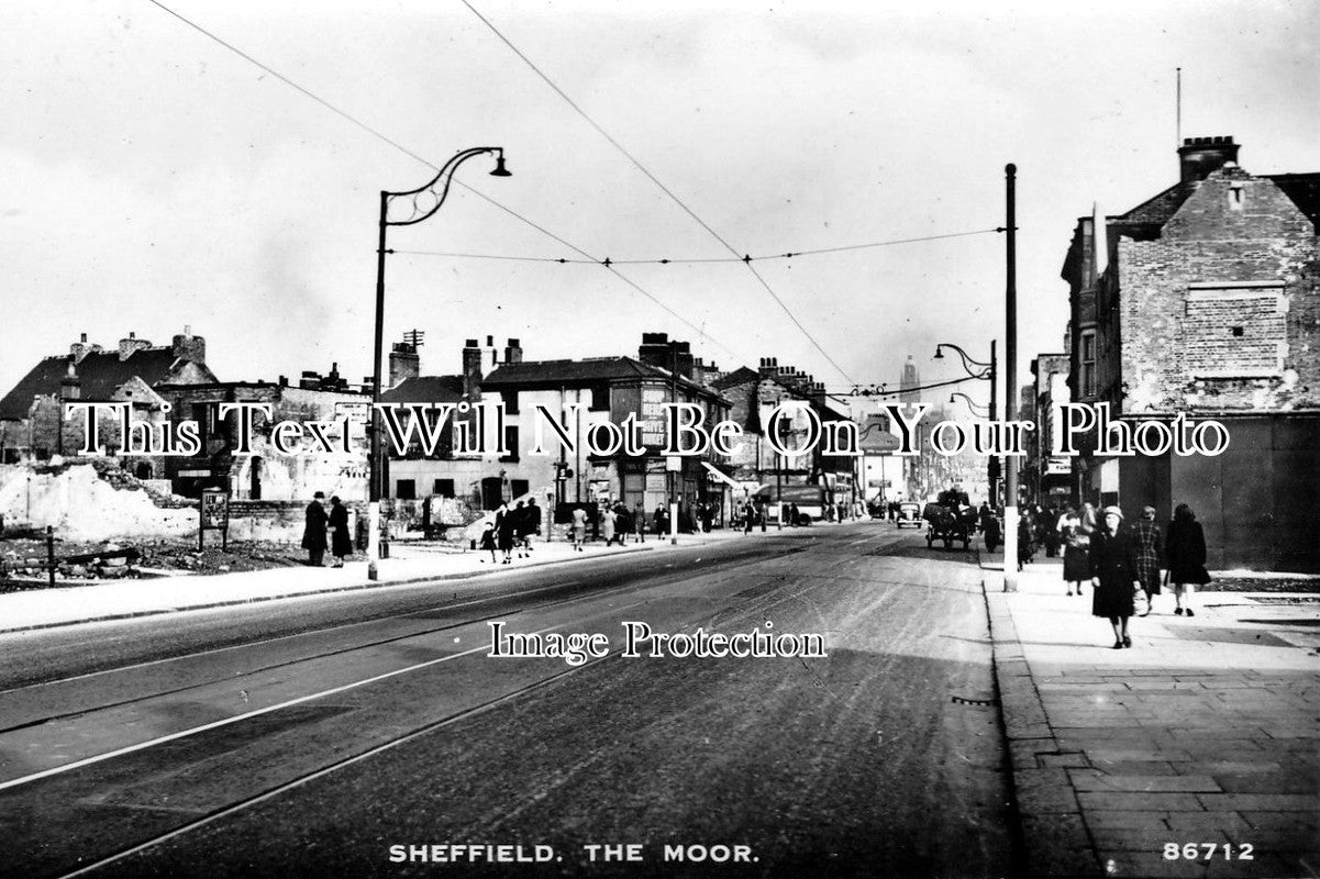 YO 156 - The Moor (WWII Bomb Damge) Sheffield, Yorkshire