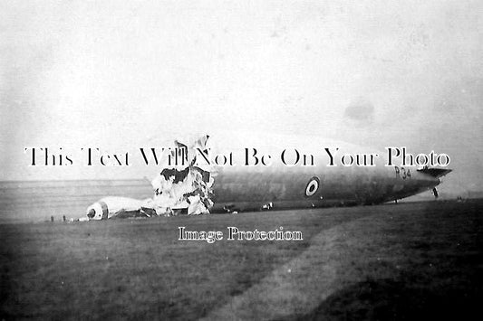 YO 1561 - R34 Airship Wrecked, Howden, Yorkshire 1921