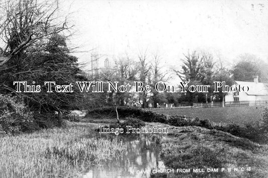 YO 1586 - North Cave Church From Mill Dam, Yorkshire c1904