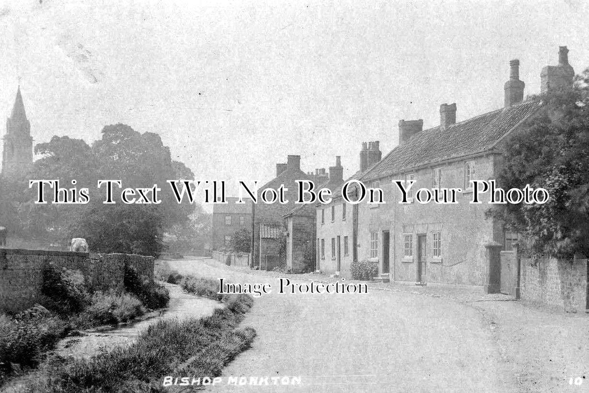 YO 1663 - Bishop Monkton, Yorkshire c1915 – JB Archive