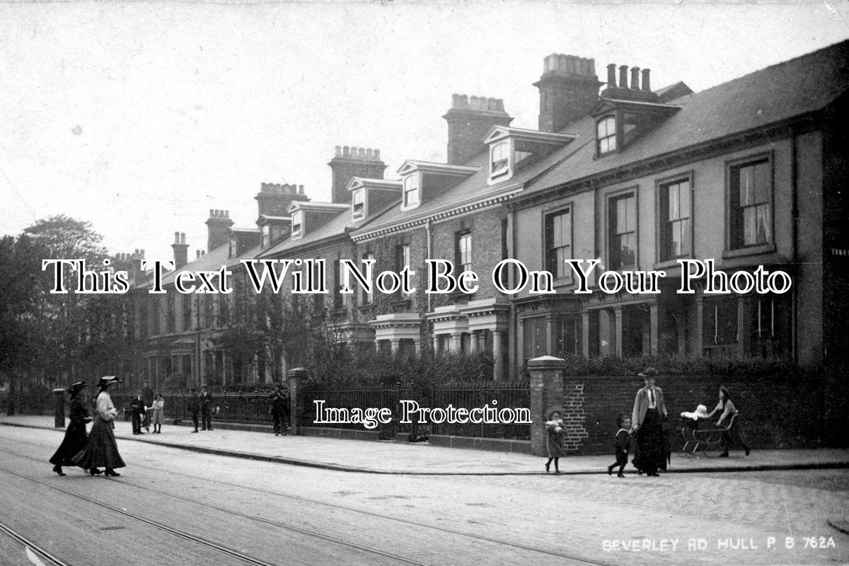 YO 1666 - Beverley Road, Hull, Yorkshire c1907