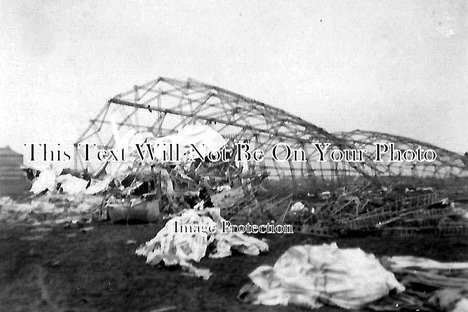 YO 1690 - R34 Airship Wreck, Howden, Yorkshire 1921