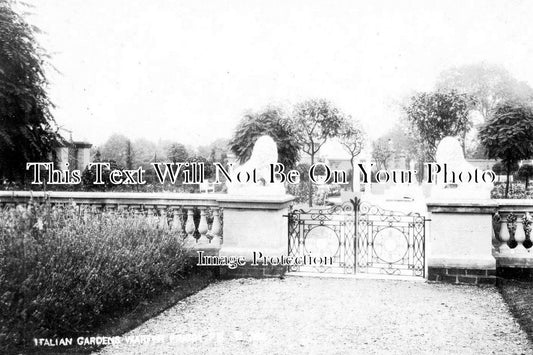 YO 1720 - Entrance To Italian Gardens, Warter Priory, Yorkshire