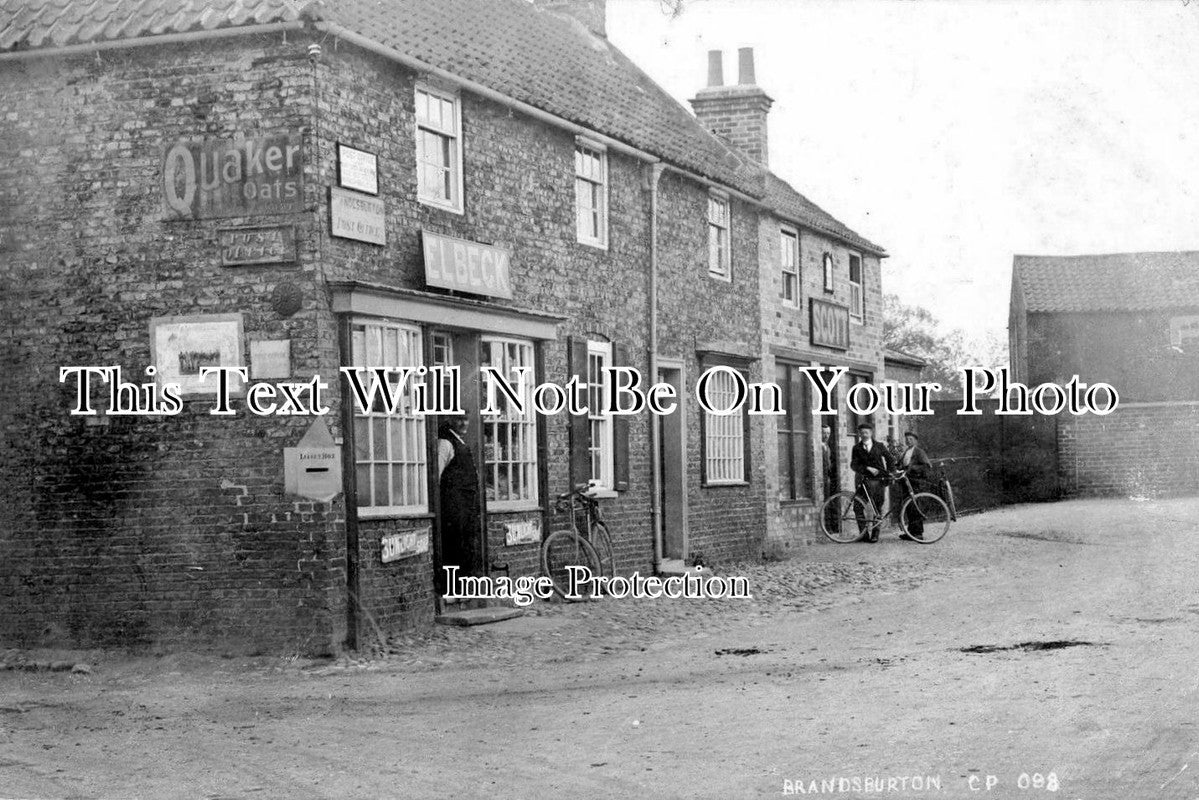 YO 1727 - Bransburton Post Office, East Yorkshire c1906