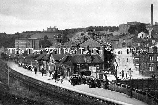 YO 1749 - Haworth Railway Station, Yorkshire c1911