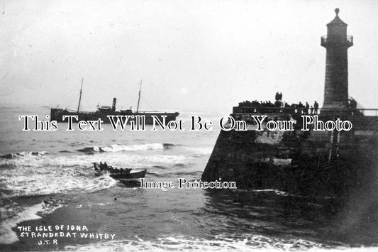 YO 1764 - The Isle Of Iona Stranded, Shipwreck, Whitby, Yorkshire