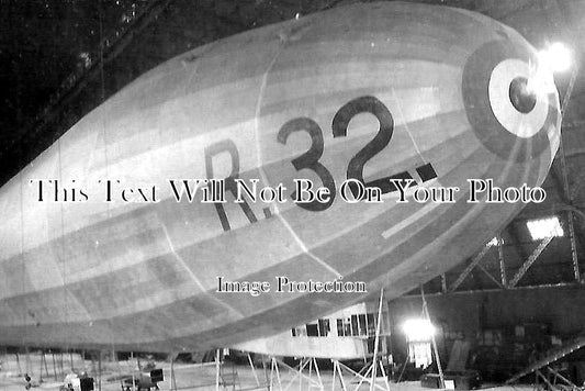 YO 1770 - R32 Airship In Shed, Howden, Yorkshire