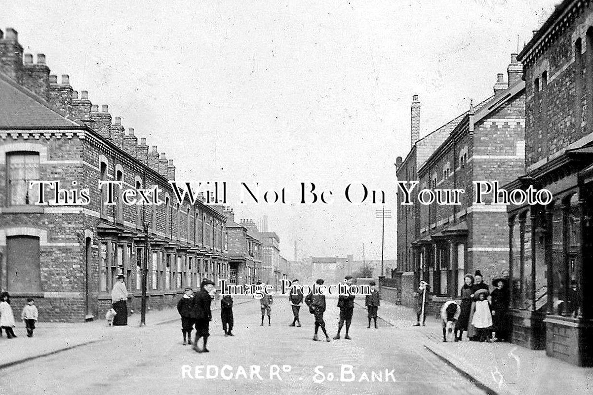 YO 18 - Redcar Road, South Bank, Middlesborough, Yorkshire c1905