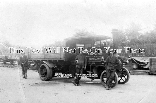 YO 1821 - North Riding County Council Steam Lorry, Northallerton Railway Goods Yard, Yorkshire