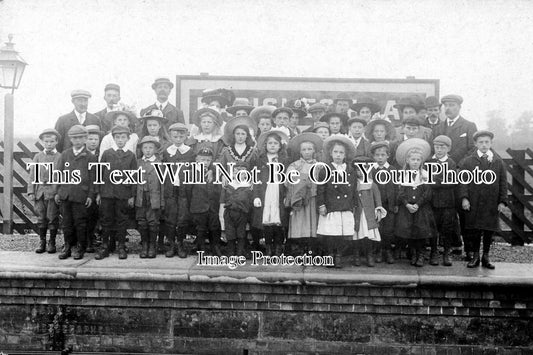 YO 1838 - Pickering Outing At The Railway Station, Yorkshire