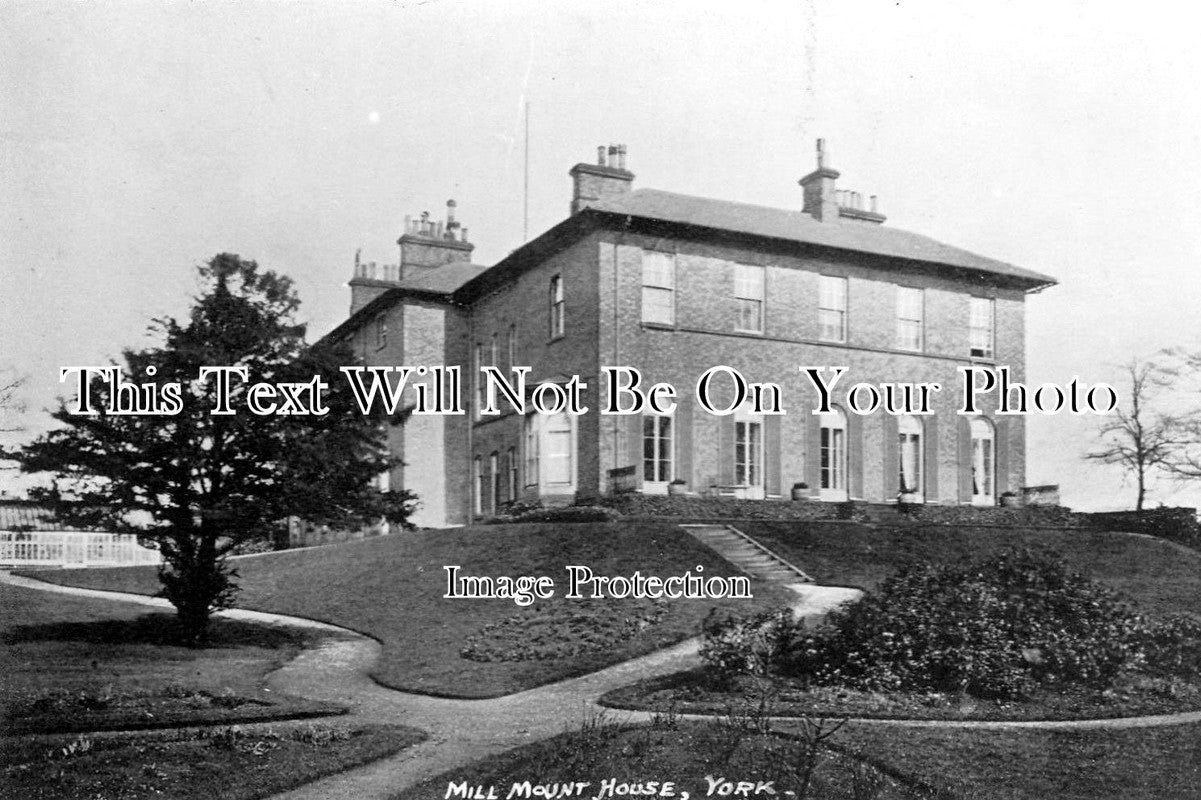 YO 1847 - Mill Mount House, York, Yorkshire c1907