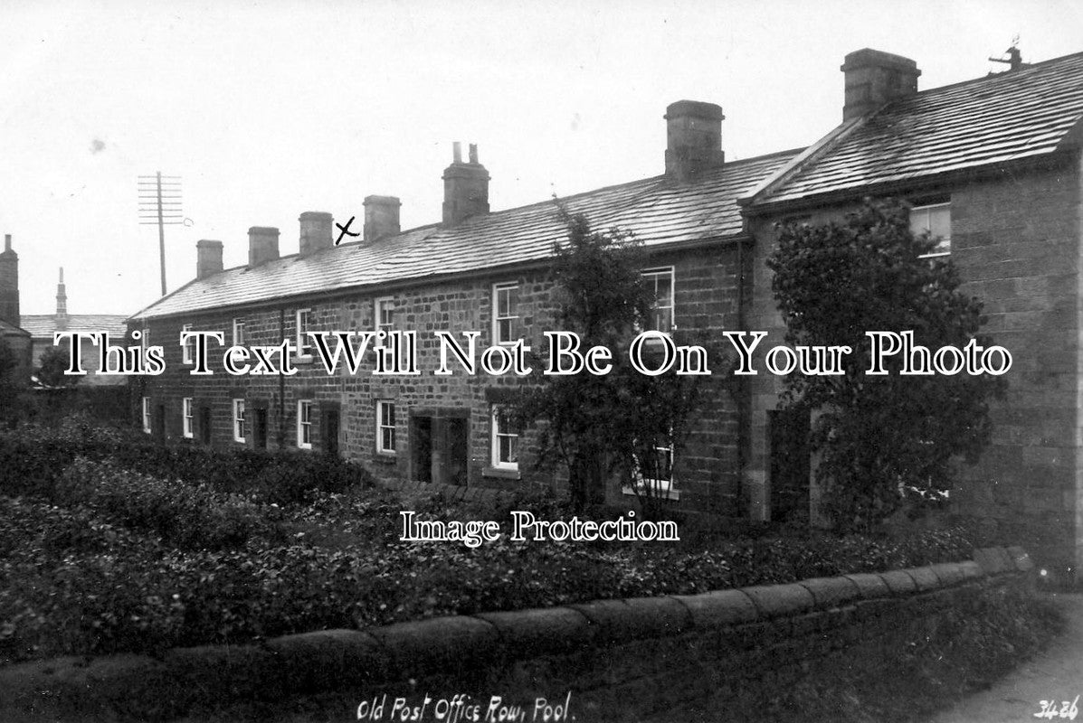 YO 1894 - Old Post Office Row, Pool, Yorkshire