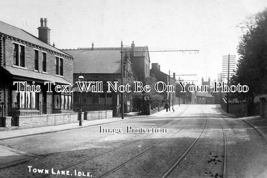 YO 1897 - Town Lane, Idle, Bradford, Yorkshire c1923