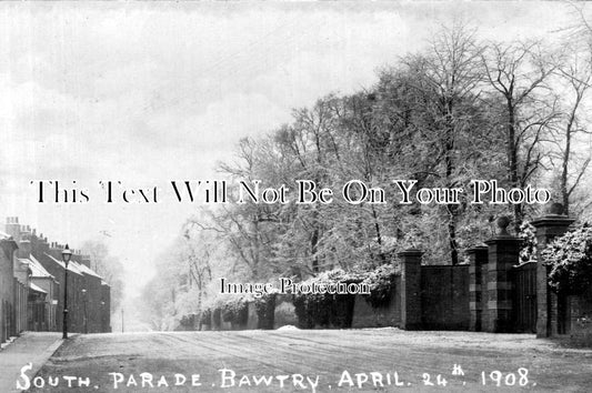 YO 1904 - South Parade, Bawtry, Yorkshire 1908