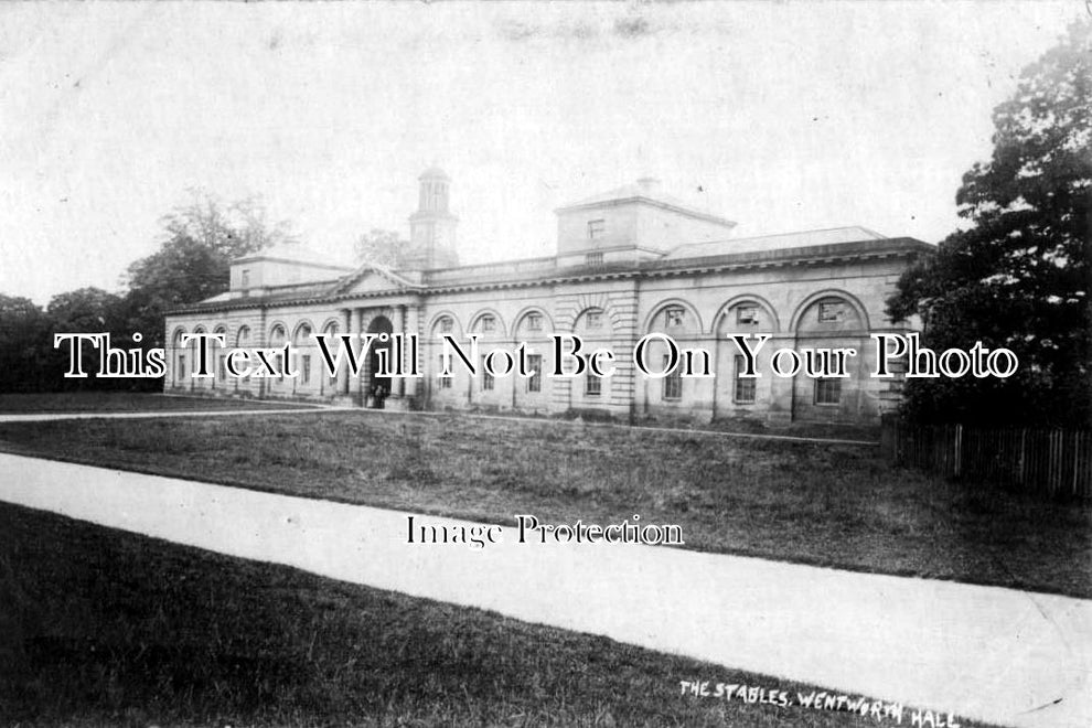 YO 1908 -The Stables, Wentworth Hall, Rotherham, Yorkshire – JB Archive