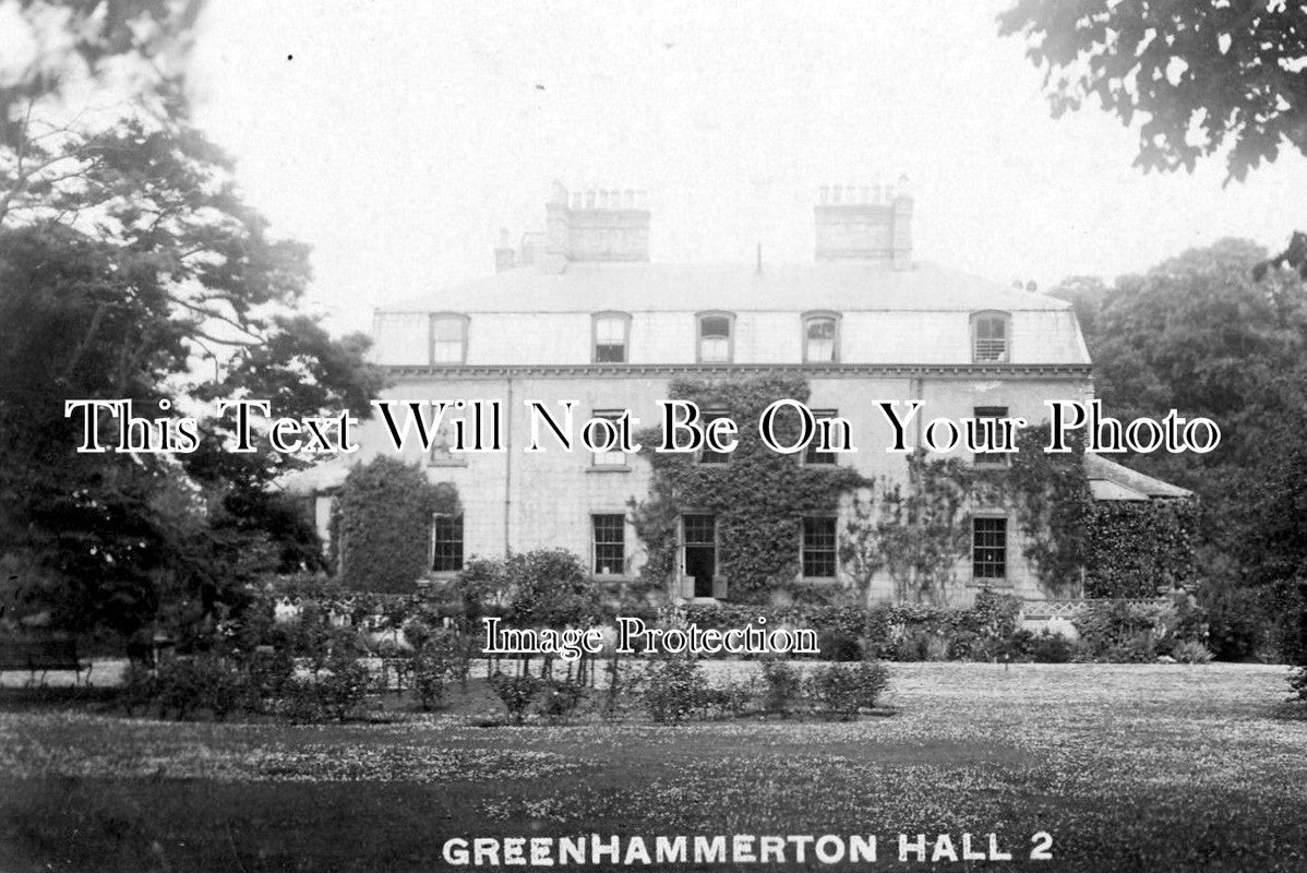 YO 1916 - Greenhammerton Hall, Yorkshire c1920