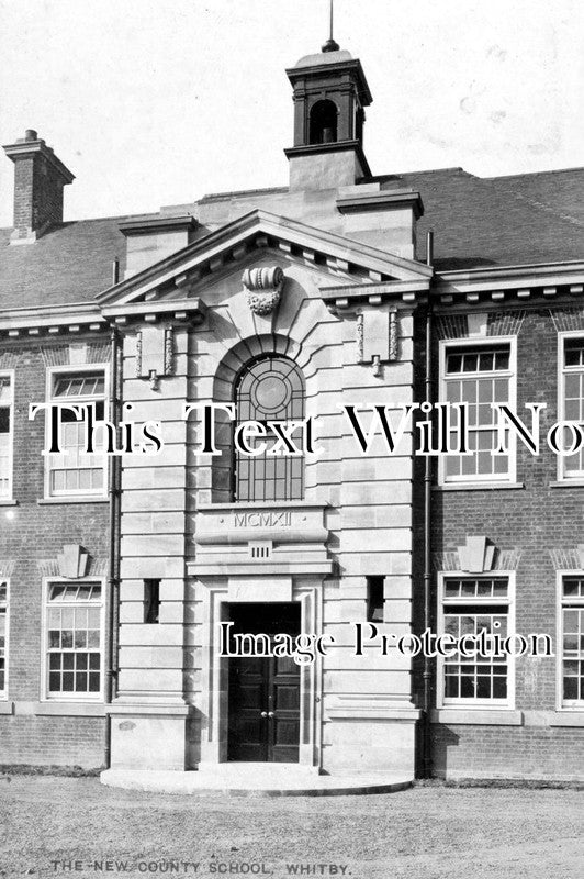 YO 1919 - The New County School, Whitby, Yorkshire c1912