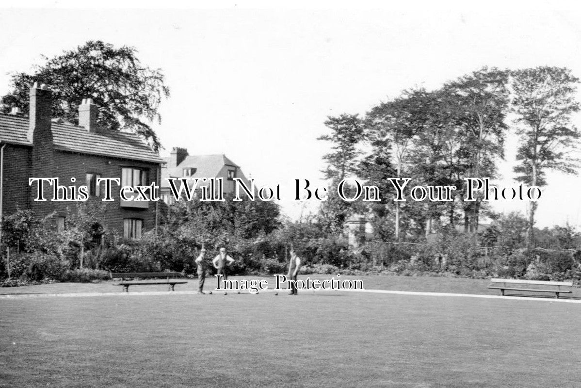 YO 1935 - The Bowling Green, Crossgates Park, Yorkshire